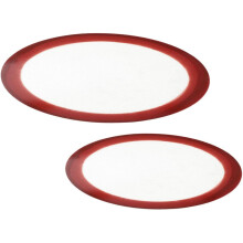 Tappetini da forno in silicone, accessorio da cucina, antiaderenti, riutilizzabili, 2 pezzi, rotondi.