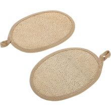 2 Stück Luffa-Badetücher, Dusch-Rückenpeeling-Handtücher, Peeling-Handtücher für Bad