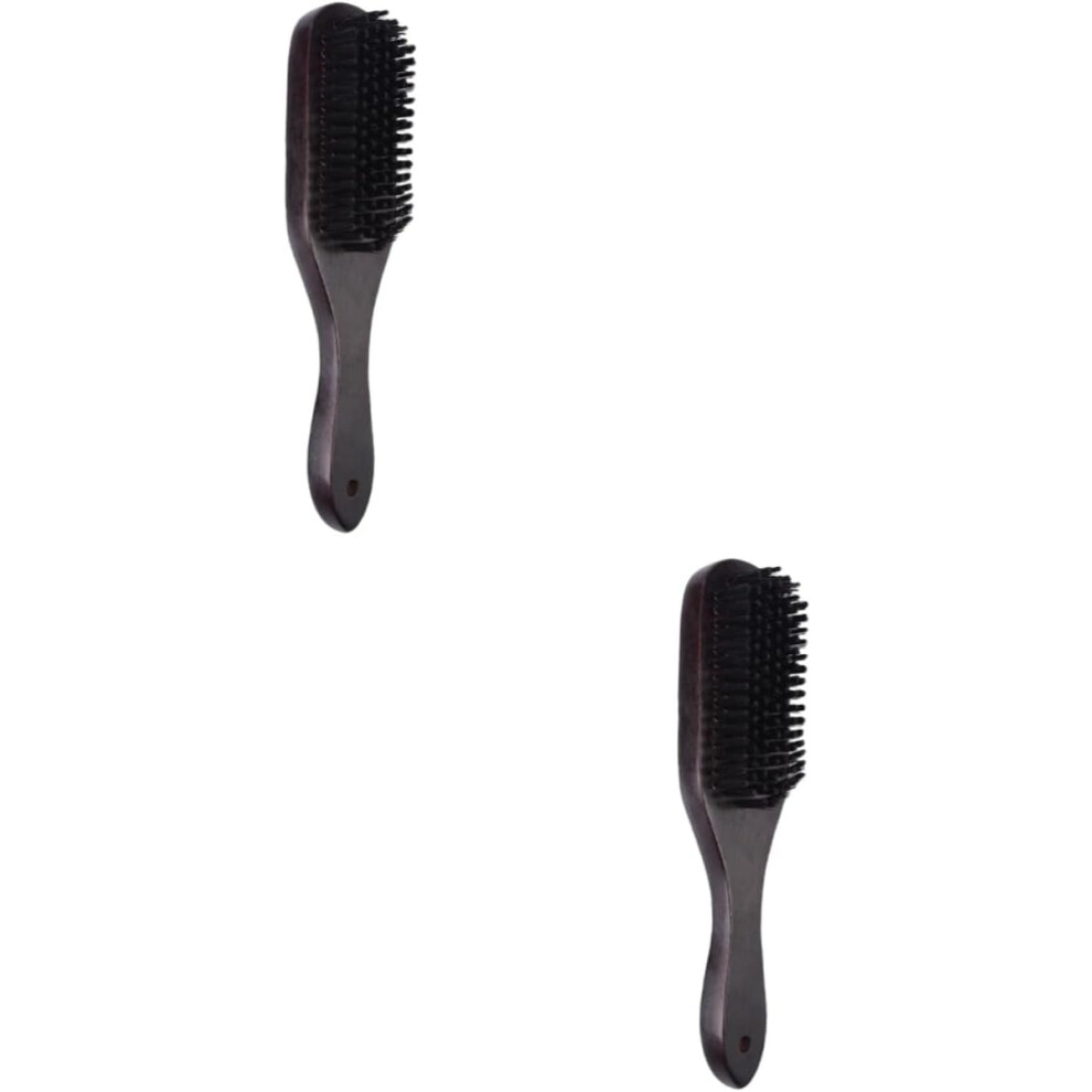 Hkhbjs 2Pcs Beard Cleaning Brush Nylon Bristle Brush For Men Beard Grooming Tool
