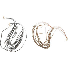 2 gargantillas coloridas multicapa para mujer, joyería étnica hecha a mano con cuentas de arroz, práctico soporte para mascarillas para vacaciones.
