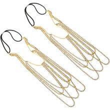 Stück Beinkette Oberschenkel Vintage Strass Körperkette Schmuck