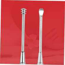 Ensemble de 24 cure-oreilles en acier inoxydable, comprenant une pince à épiler pour une utilisation à domicile.