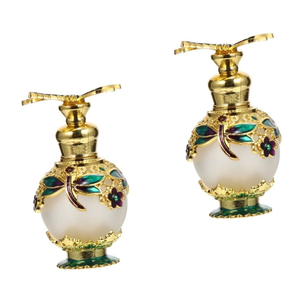 Hkhbjs 2Pcs Reusable Essential Oil Diffuser Bottle Perfume Atomizer Dropper Bottle
