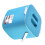 Desktop Trash Can 20x16.6x17.1cm Wet Dry Separation Light Blue 4