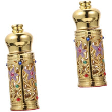 2 Stück Parfümflakons im orientalischen Stil, ideal zur Dekoration mit arabischen Parfums