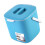 Desktop Trash Can 20x16.6x17.1cm Wet Dry Separation Light Blue 5