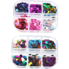 Pailletten-Nagelsticker für Maniküre und Nagelkunst, einfach anzuwenden, ideal für Partys und Feiertage, für kreative Designs