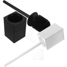 2er-Sets Wand-WC-Bürsten zur einfachen Reinigung (ohne Bohren) mit langem Griff