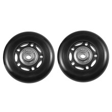 2 Stück 63x23mm PU-Lenkrollen, geräuscharm, universell, als Ersatz für Koffer