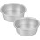 2pcs Nonstick Aluminum Cake Pans with Removable Bottom Round Molds 1