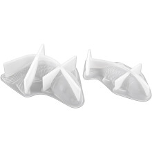 2 Stück Silikon-Kerzenform mit Koi-Fischmotiv, DIY-Gussform für Kunsthandwerk, kleine und große Größen