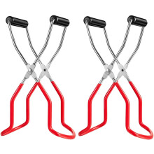 2 Flaschenheber mit Antiverbrühungsclip, rutschfestem Design, eleganter Form, aus beschichtetem Eisen und PP-Material, sicheres Hebewerkzeug