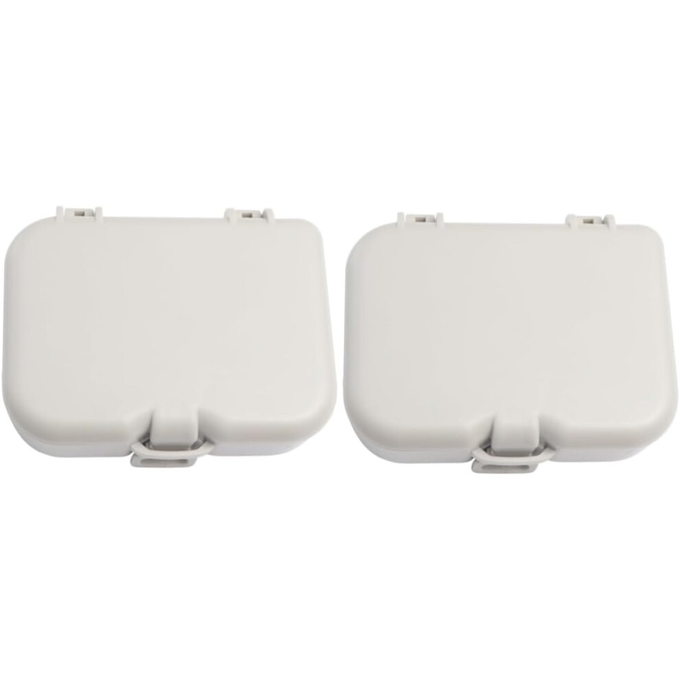 Hkhbjs 2Pcs Denture Care Box For False Teeth Storage Denture Teeth Storage Box And Mouth Plate Cases