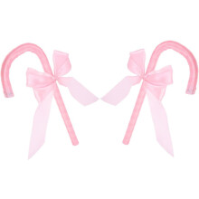 2 Stück rosa Tanzstock mit Schleife, Requisiten, Gehstock-Kostüm für Halloween-Partys