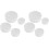 8pcs Foam Cake Dummies Cake Model Round Shape Lightweight Creative DIY Foam Material Can Be Pinned 1