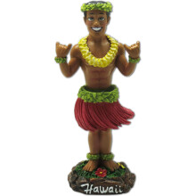 Muñeco de Salpicadero KC Hawaii Shaka Hula Boy 4"