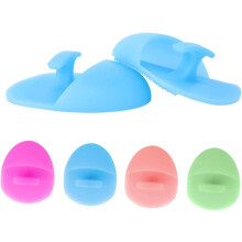 Silikon-Gesichtsreinigungsbürste, 2er-Pack, tragbare Gesichtswaschbürste mit Massagefunktion
