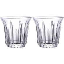 2 Stück 90 ml hitzebeständige Glas-Kaffeebecher für Latte Macchiato, doppelwandige dekorative Kaffeetassen