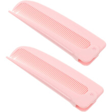 2er-Pack tragbare Haarbürsten, Herrenkämme, Lockenkämme, Naturhaarkämme für unterwegs, Styling-Tools