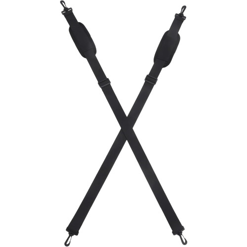 2pcs Adjustable Nylon Laptop Bag Shoulder Strap Cushion Pad Replacement Strap