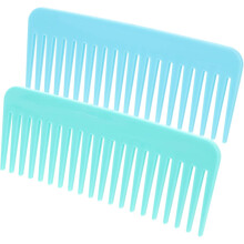 2pcs Wide Tooth Hair Comb Set Ergonomic Detangling Comb