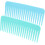 2pcs Wide Tooth Hair Comb Set Ergonomic Detangling Comb 1