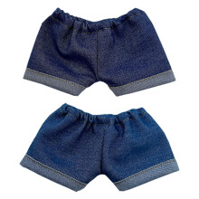 niannyyhouse 10cm 15cm 20cm Pluche Poppenkleding Stevige Broek Flips Jeans Zachte Gevuld Speelgoed Accessoires (b2, 10cm)