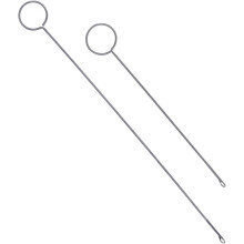 Häkelschlaufenwender, Nähschlaufenwerkzeug, 2 Stück, robustes Metall, Strickzubehör