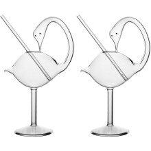 2 Stück Schwanenförmige Cocktailgläser, Martinigläser, 178 ml, Mehrzweck-Qualitätsgarantie für Bar und Zuhause