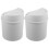 Lot de 2 mini-poubelles de bureau 1
