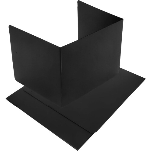 2pcs Plastic Privacy Divider for Students and Teachers Threesided Pp Desk Partitions Effective