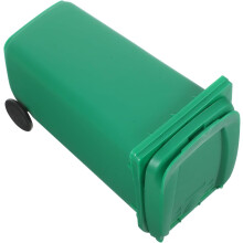 2-teiliges Set aus Mini-Schreibtischabfalleimer und multifunktionalem Stifthalter, grüner Kunststoff-Schreibtisch-Abfalleimer-Organizer