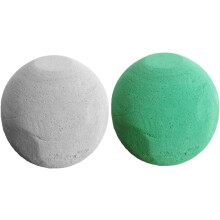 2 kpl kukkapalloja askarteluun ja kukka-asetelmiin, 9 cm pyöreä - Vaahtomutapallot