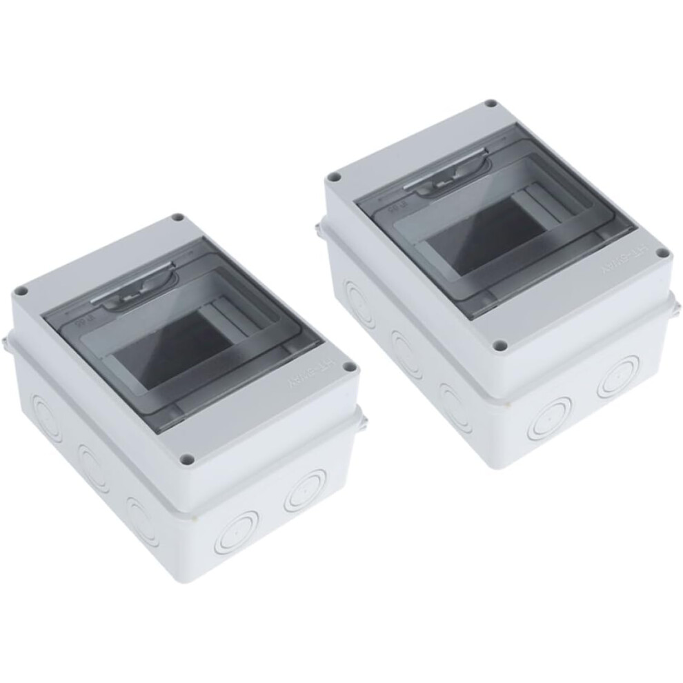 Waterproof Outdoor Distribution Junction Box With Window, Ip65 Weatherproof Breaker Box 5455468332807