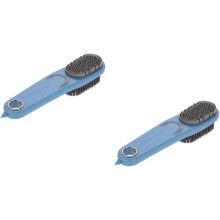 2 ks kefa na čistenie semišových topánok s dlhou rukoväťou pre súpravu na čistenie tenisiek
