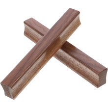 2 Stück Holz-Schrankgriffe, Küchenschrankgriffe, Möbelgriffe mit Lochabstand 96 mm
