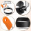 6pcs Professional Egg Rings Pancake Ring Set Stainless Steel Fried Egg Ring Griddle Pancake Maker with Silicone Handle for Breakfast 3