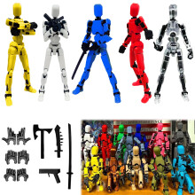 (Montage Voltooid) 2025 Nieuwe Titan 13 Actiefiguren Set, Lucky Robot 13 Actiefiguren, Multi-Gewrichten Beweegbare Actiefiguur