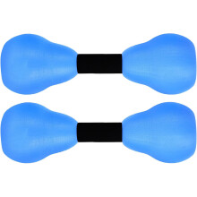 Manubri da ginnastica comodi da impugnare per donne e bambini, blu, 2 pezzi, bilancieri in EVA per acquagym.