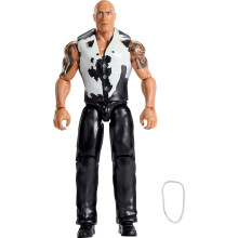 Figurine d'action Mattel WWE The Rock, Série Main Event #156, 6 pouces, 14 Points d'Articulation