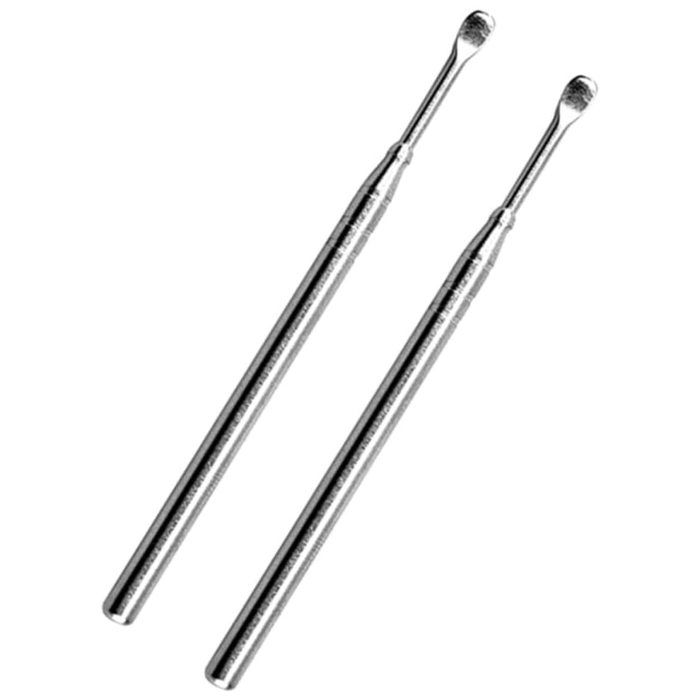 Hkhbjs 2Pcs Quality Stainless Steel Spiral Earwax Removal Tool Ear Cleaning Tool For Ages Safe Use