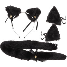 Fuchsohren-Stirnband, Fellkostüm für Halloween, Cosplay-Kostüm, Fellhaar-Accessoires
