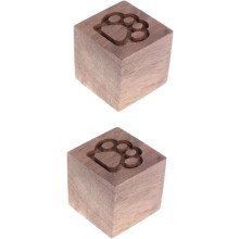 2 diffusori di aromaterapia in legno per oli essenziali, design quadrato a zampa di gatto, rinfrescanti e ideali per favorire il sonno.