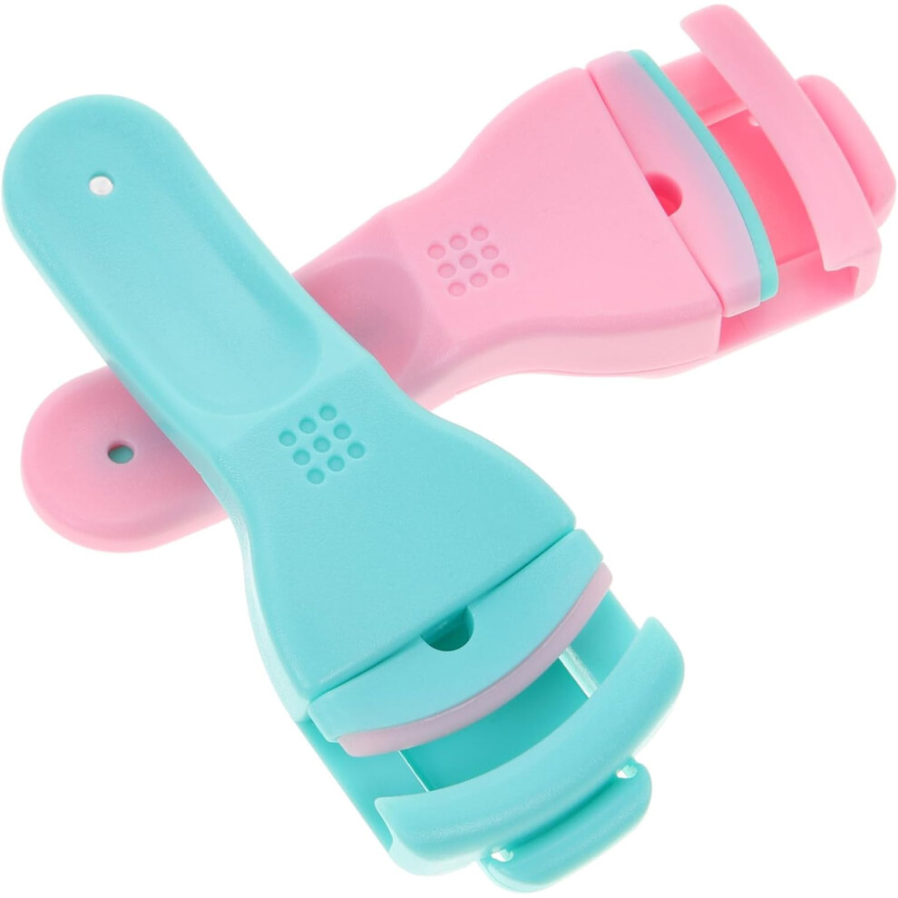 Hkhbjs 2Pcs Fake Eyelash Clamp Curling Tools Plastic Lightweight Stylish Eyelash Makeup Tools