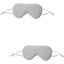 2 stk. pustende issilke øyemasker for kvinner dobbeltsidig design for lindring av øyetretthet