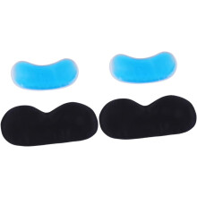 2er-Packung beschwerte Schlafmasken aus Seide für Damen und Herren – Verdunkelung, komfortables Kopfband, ideal für Reisen und Zuhause