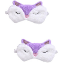 2pcs Lightproof Eye Patch Soft Sleeping Eye Mask for Traveling for Airplane Naps