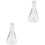 2pcs Glass Erlenmeyer Flask for Laboratory Experiment Chemical Conical Flask for Science Experiments 1