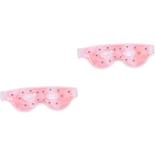 2 Gel-Augenmasken für Kältetherapie, Linderung von Müdigkeit, Schlafpflege für Frauen, Reißverschluss-Design