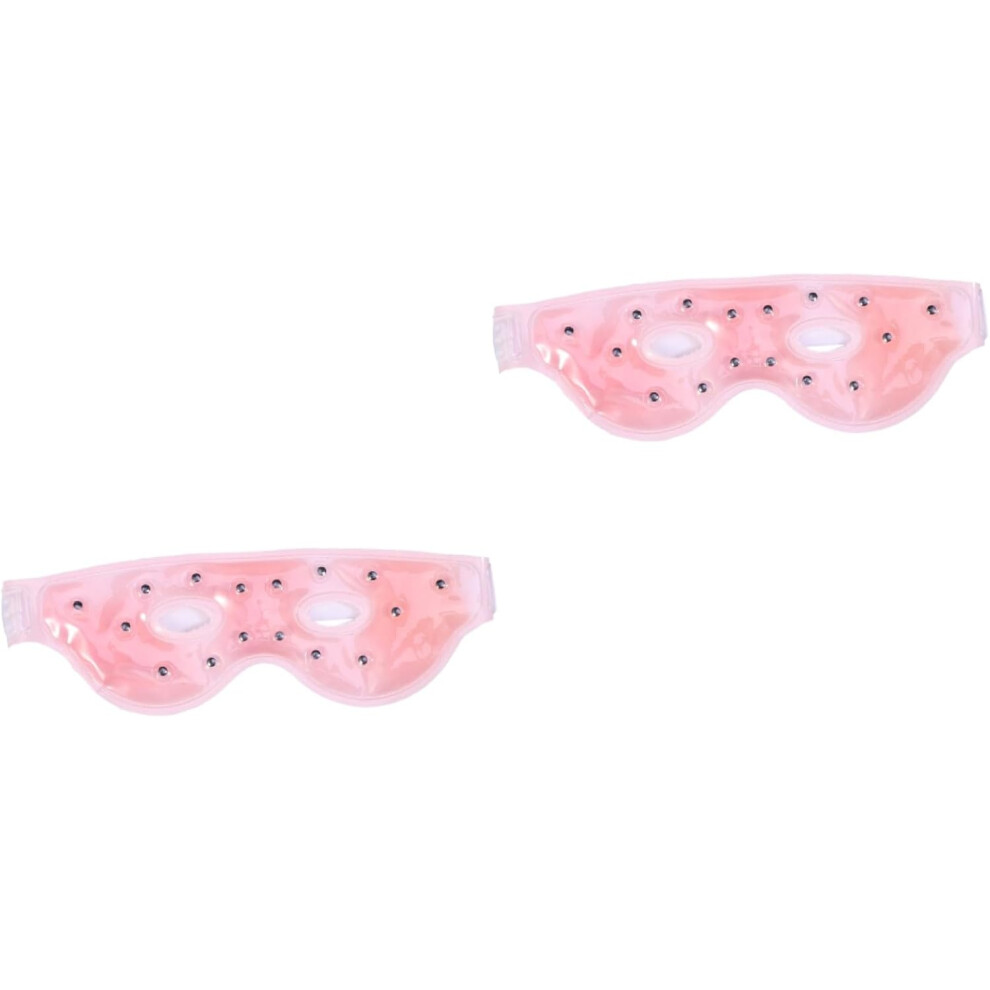 Hkhbjs 2Pcs Gel Eye Mask For Cold Therapy Soothing Fatigue Blindfold For Women Sleep Care Unzip Design